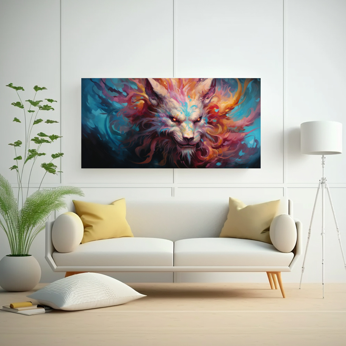 lienzo-cuadro-colorida-estilo-pintura-al-estilo-leo-chimera-21-1