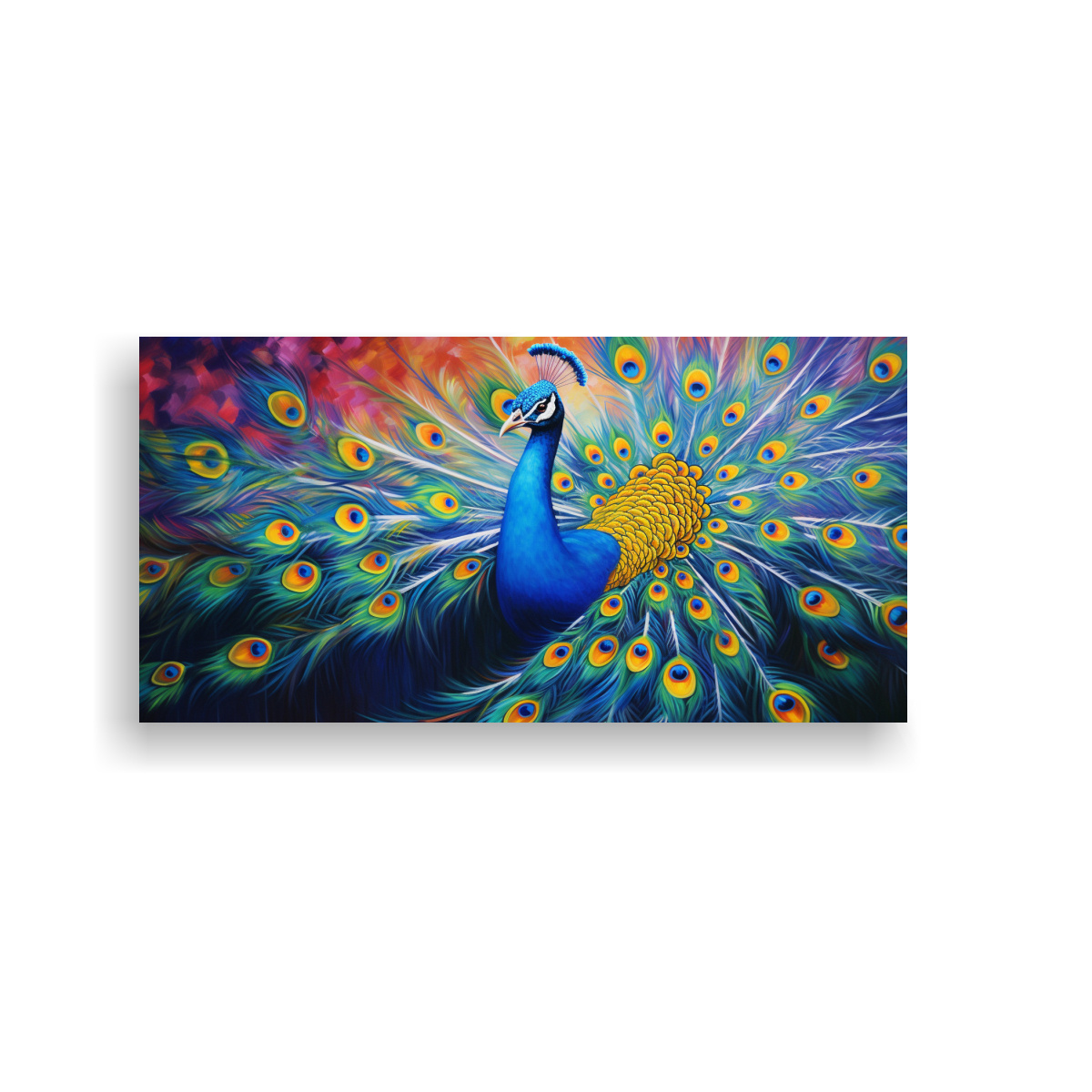 lienzo-decorativo-estilo-pintura-al-estilo-leo-colorido-de-pavo-real-