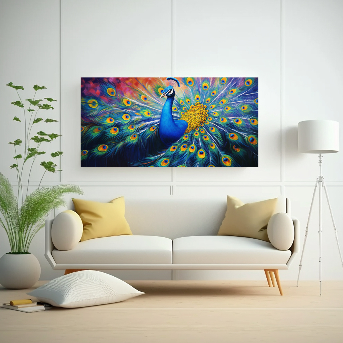lienzo-decorativo-estilo-pintura-al-estilo-leo-colorido-de-pavo-real-1-1
