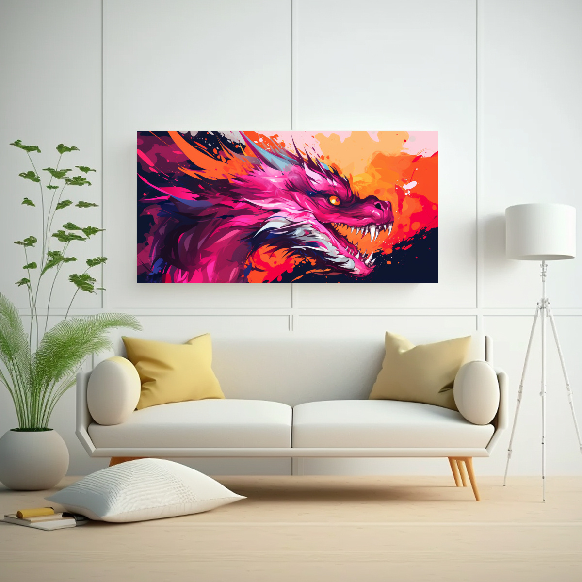 lienzo-venta-floral-drag-n-en-naranja-y-rosa-neonoir-atmosfera-1