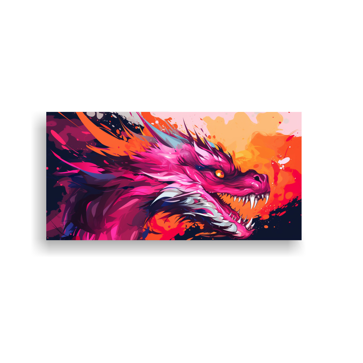 lienzo-venta-floral-drag-n-en-naranja-y-rosa-neonoir-atmosfera