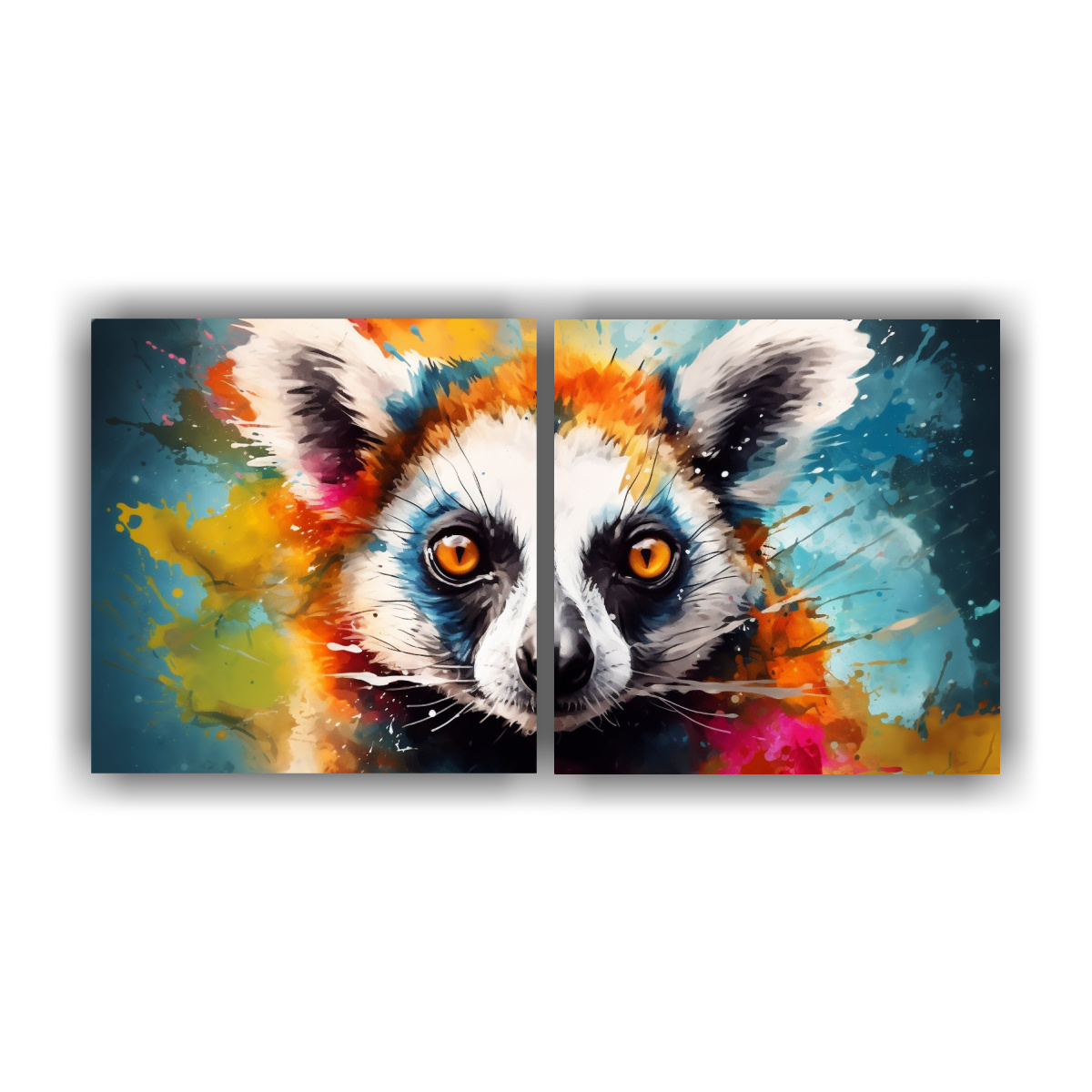 lienzos-composicion-lemur-acuarelas-coloridas-estilo-pintura-21