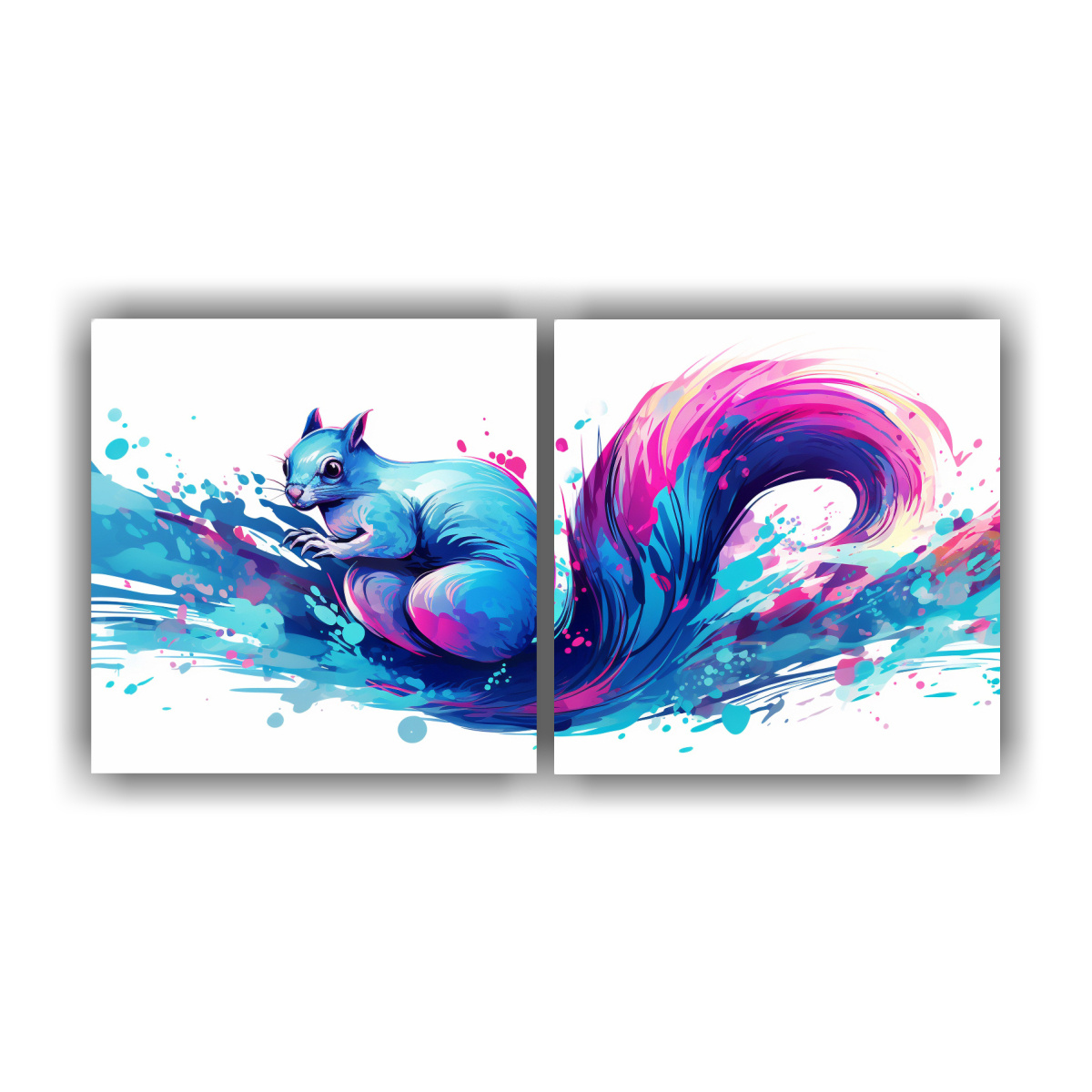 lienzos-decorativos-con-ardillas-en-colores-zafiro-tiffany-y-zafiro-neo