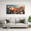 lienzos-tela-canvas-dormitorio-peces-koi-en-tonos-menta-arte-pop-neo-1-1