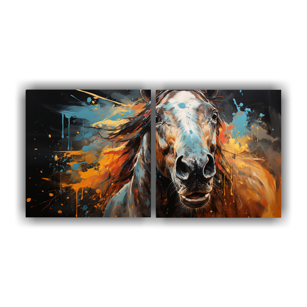 lienzos-tela-venta-mural-caballo-appaloosa-estilo-pintura-estilo-leo-colorida