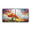 paisaje-abstracto-con-arco-ris-y-colores-naranja-deco-pared