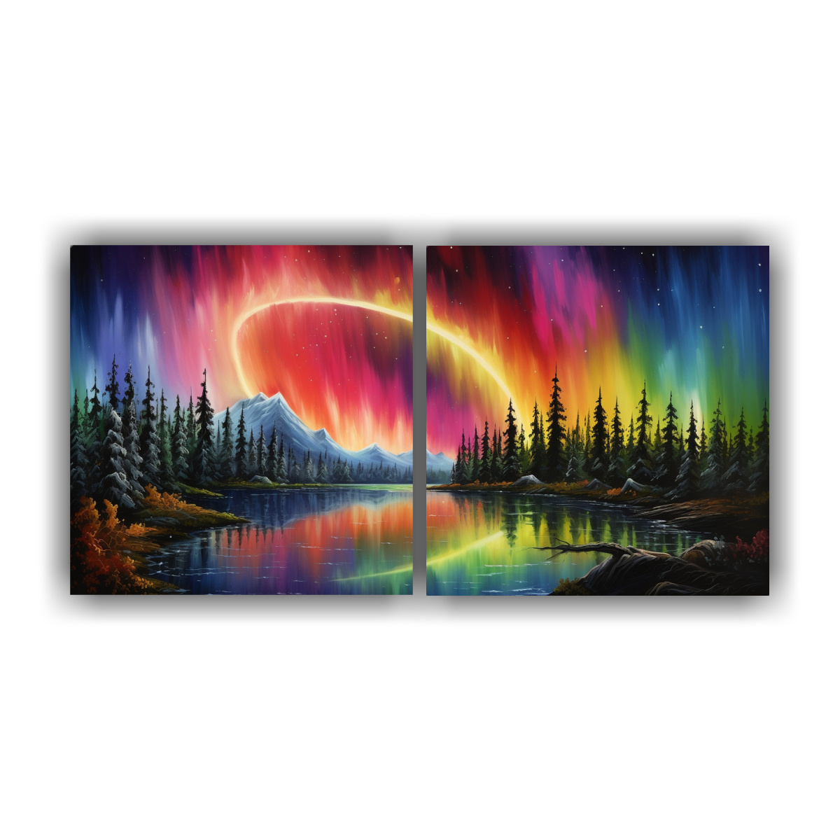 paisaje-aurora-boreal-con-arco-ris-y-colores-vibrantes-deco-vintage