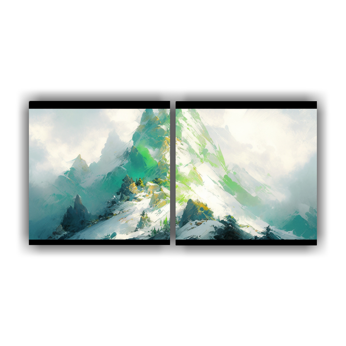 paisaje-nevado-verde-abstracto-duradero-para-decoraci-n