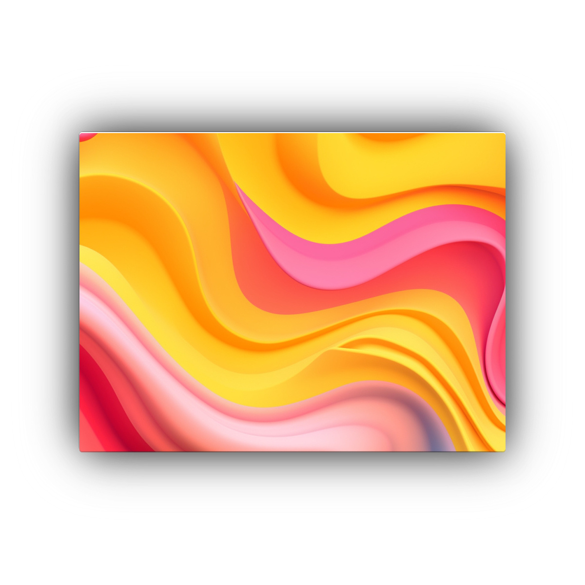 papel-pintado-abstracto-rosa-y-amarillo-con-formas-onduladas