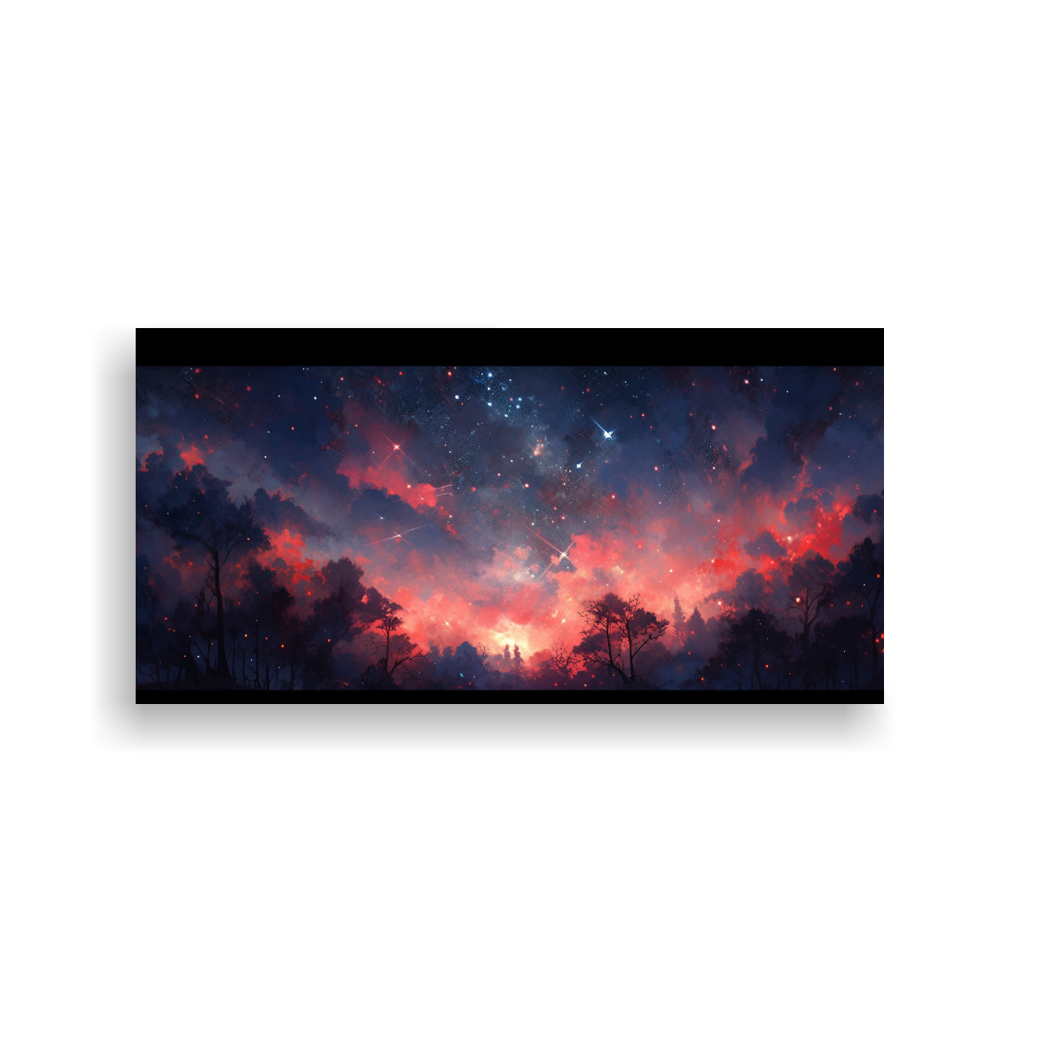 pintura-abstracta-a-night-sky-con-colores-rojos-en-movimiento-poca