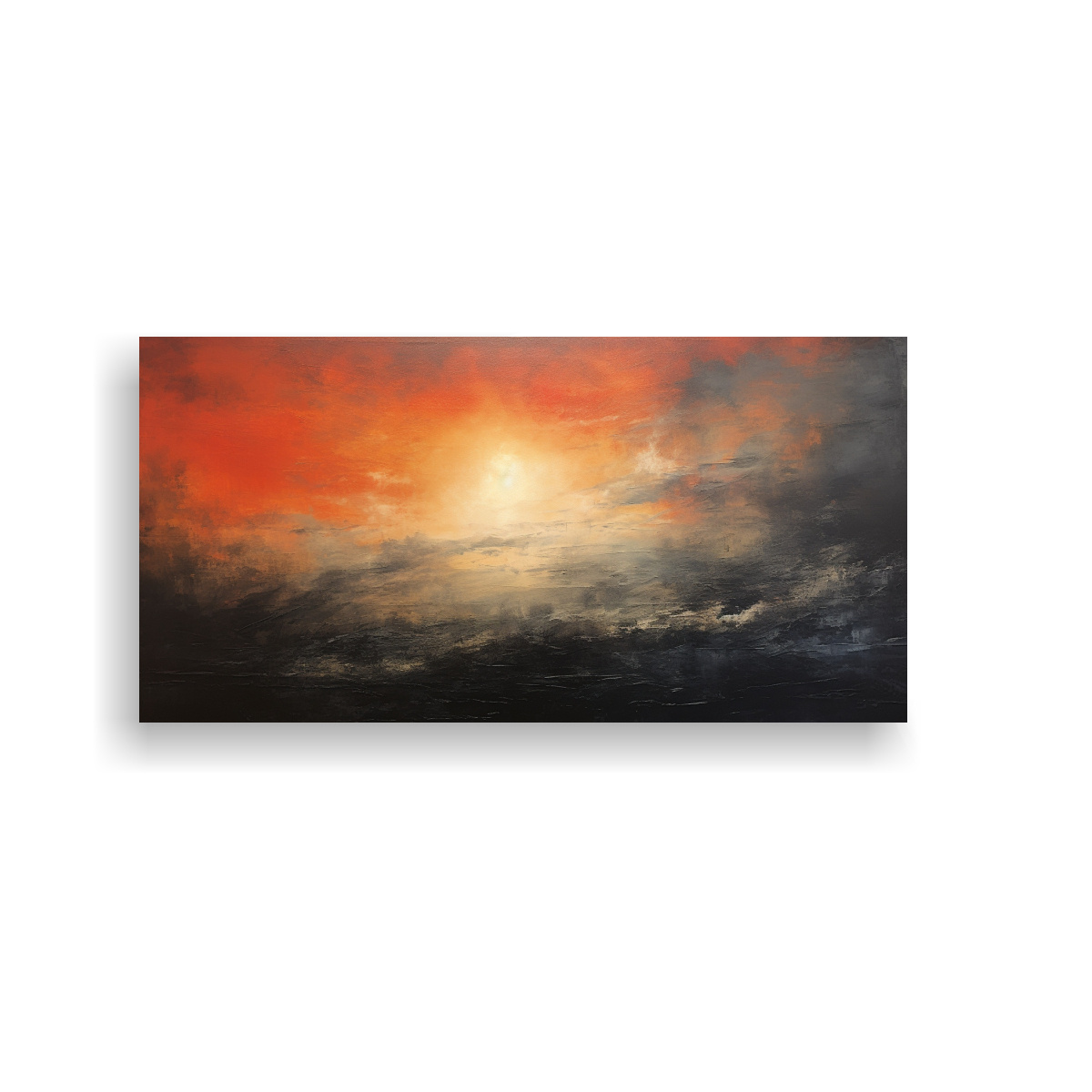 pintura-abstracta-atardecer-amanecer-cielos-negros