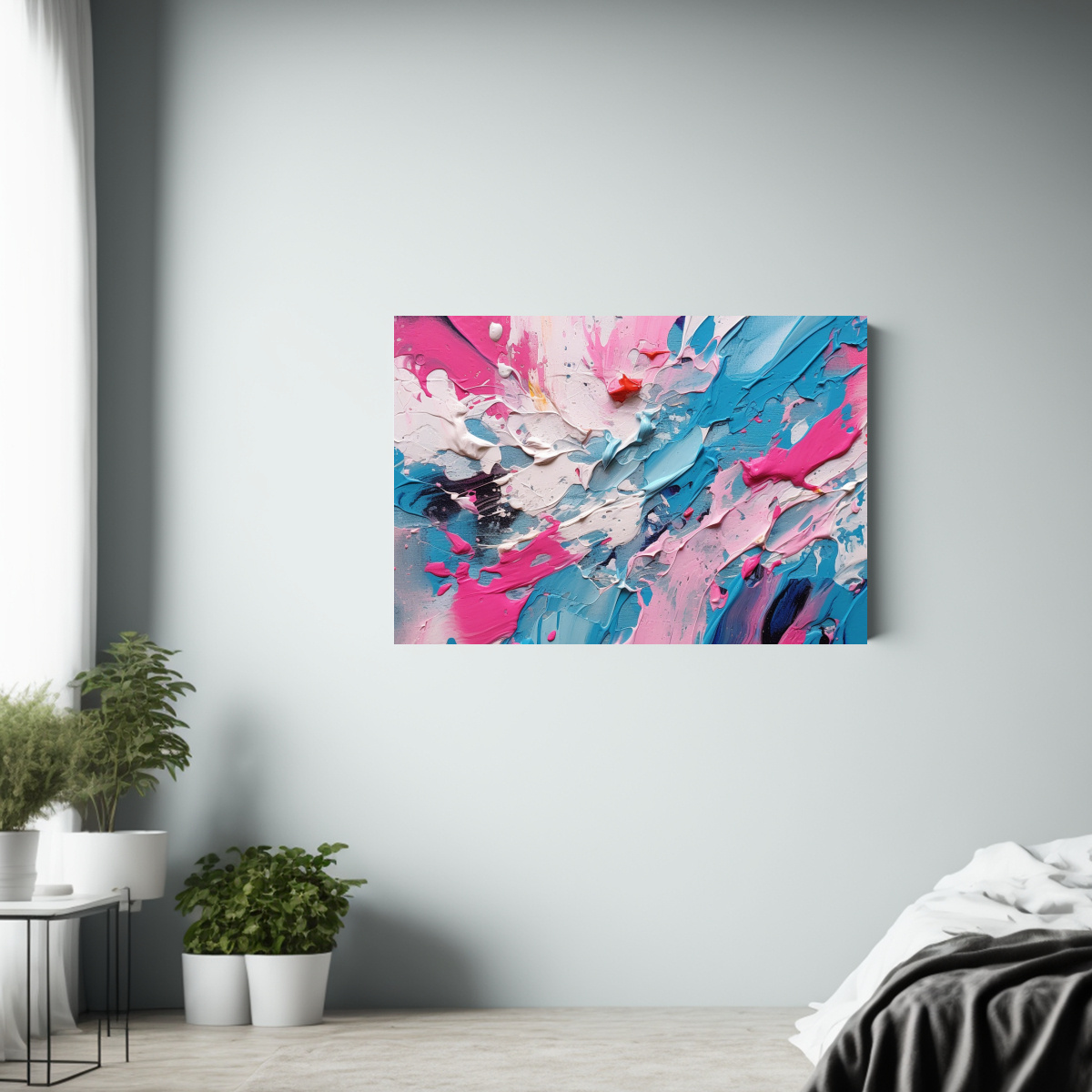 pintura-abstracta-brillante-con-manchas-rosas-y-azules-1