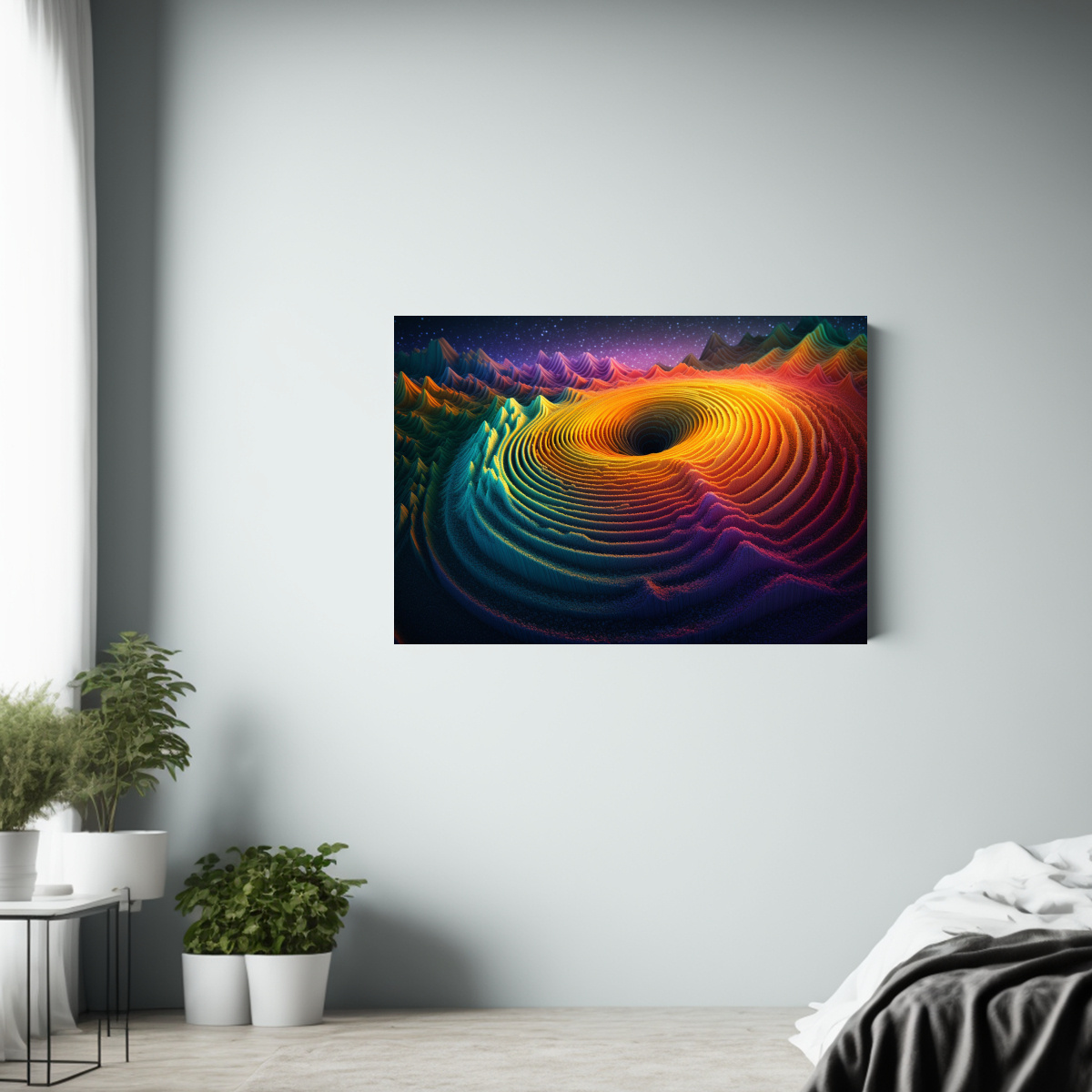 pintura-abstracta-con-l-nea-de-colores-arco-ris-vibrantes-1