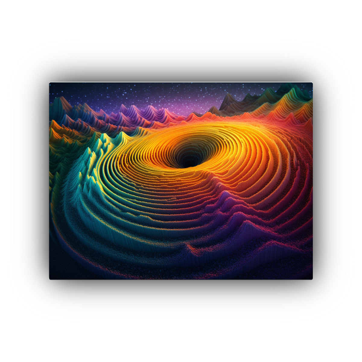 pintura-abstracta-con-l-nea-de-colores-arco-ris-vibrantes