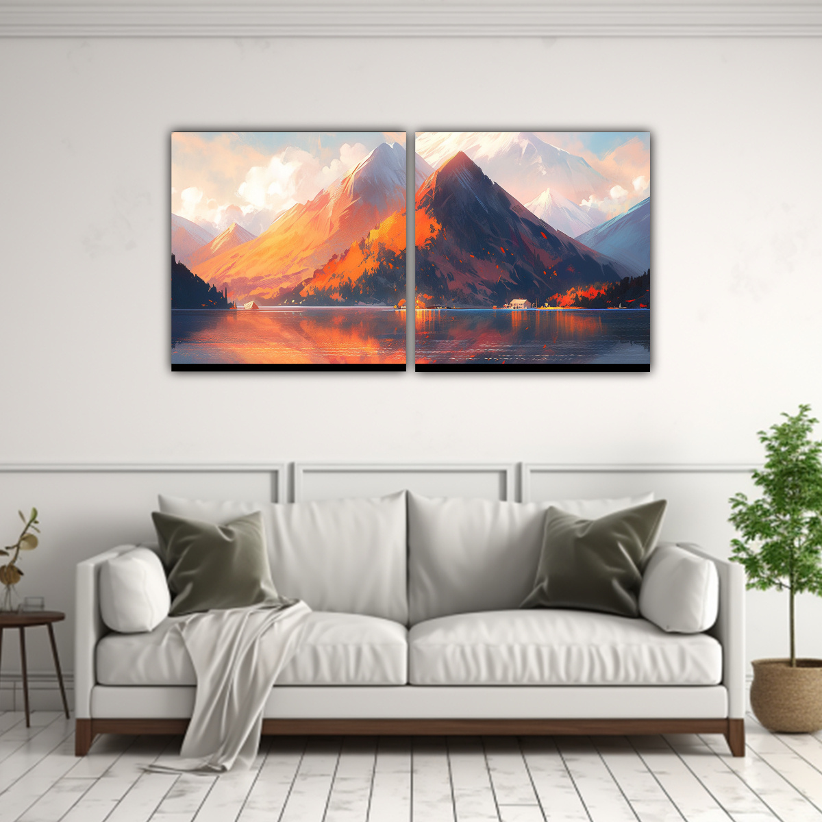 pintura-abstracta-de-alta-calidad-en-colores-naranjas-para-la-monta-a-junto-al-lago-1