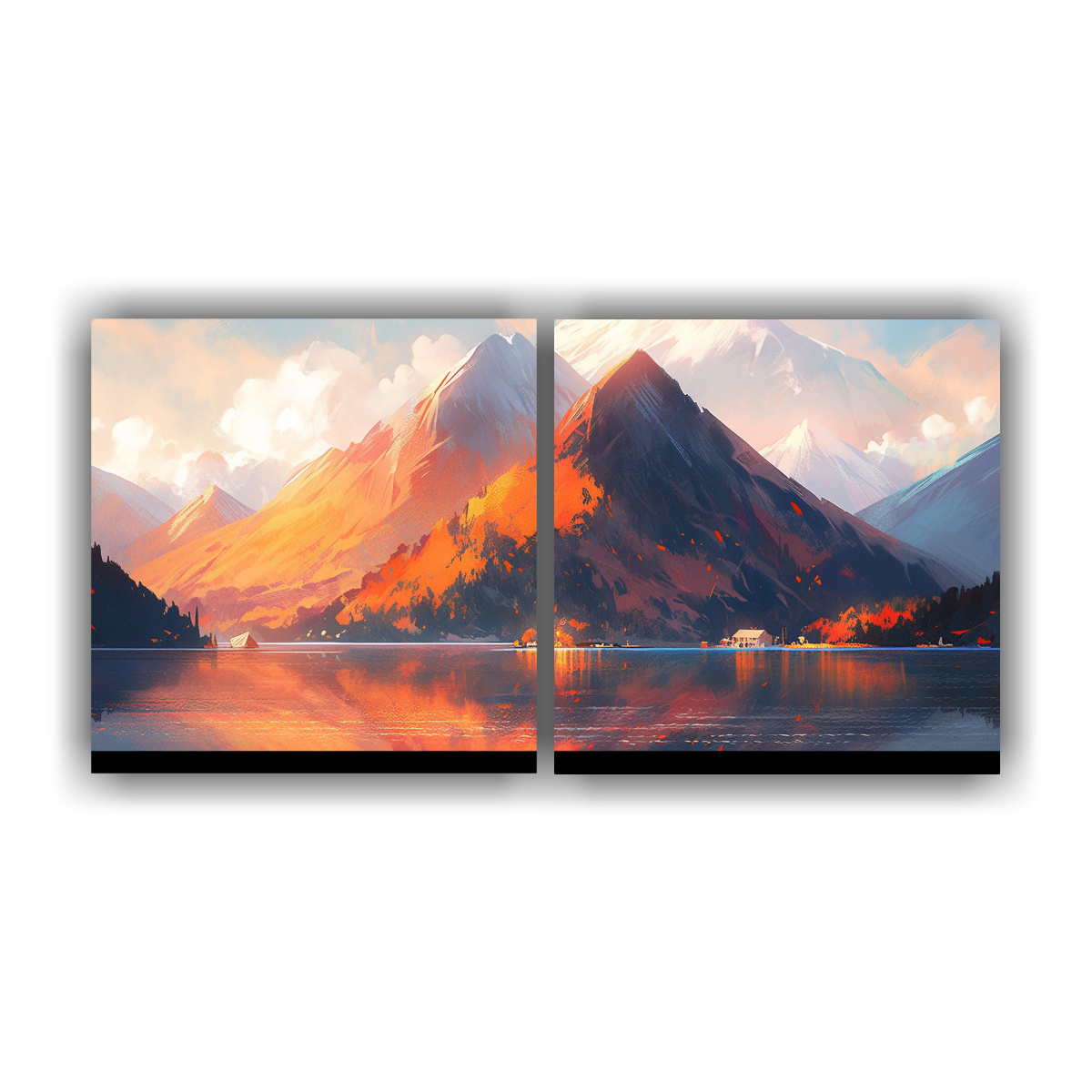 pintura-abstracta-de-alta-calidad-en-colores-naranjas-para-la-monta-a-junto-al-lago