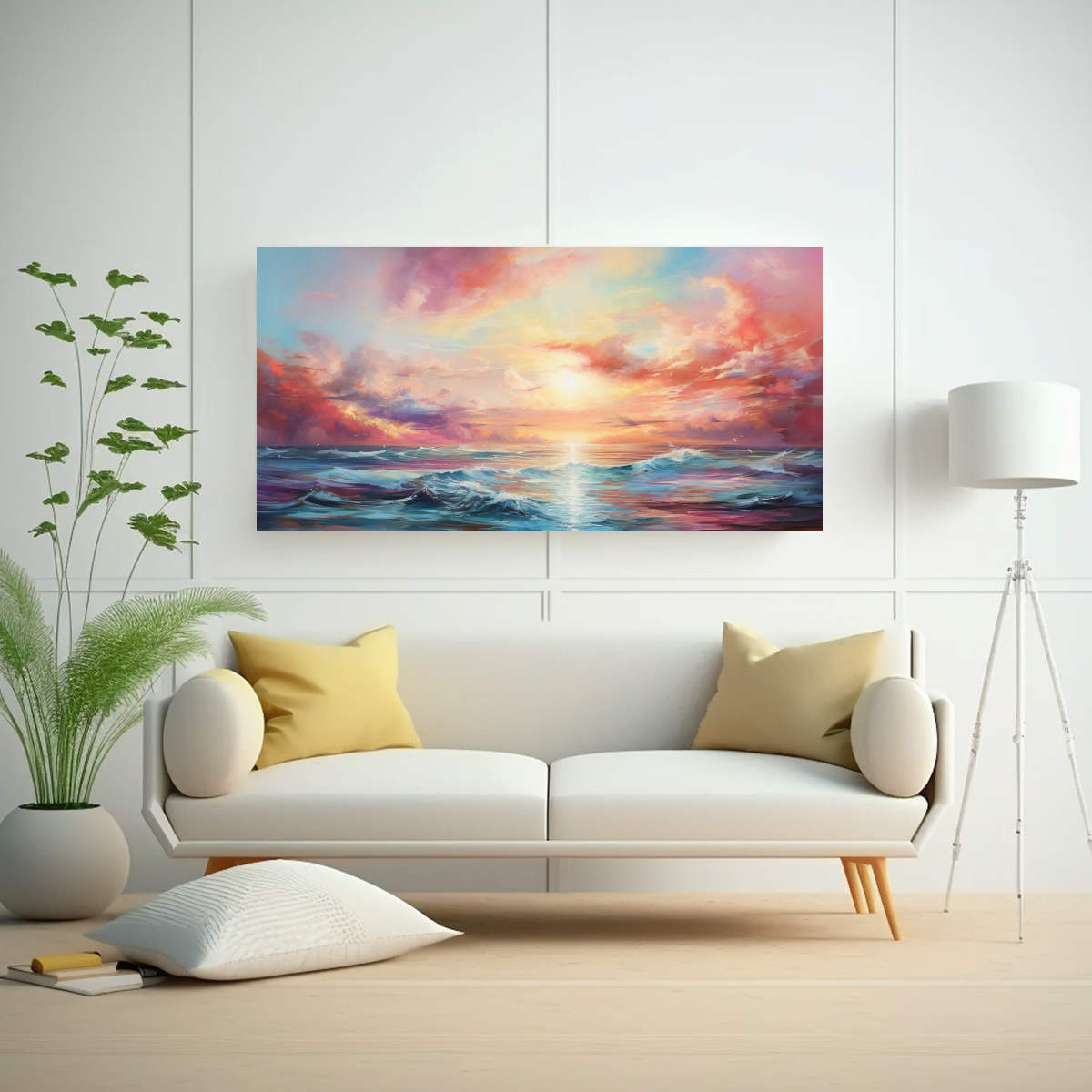 pintura-abstracta-de-lienzo-con-est-tica-de-cielo-y-mar-con-arco-ris-y-colores-rojos-1