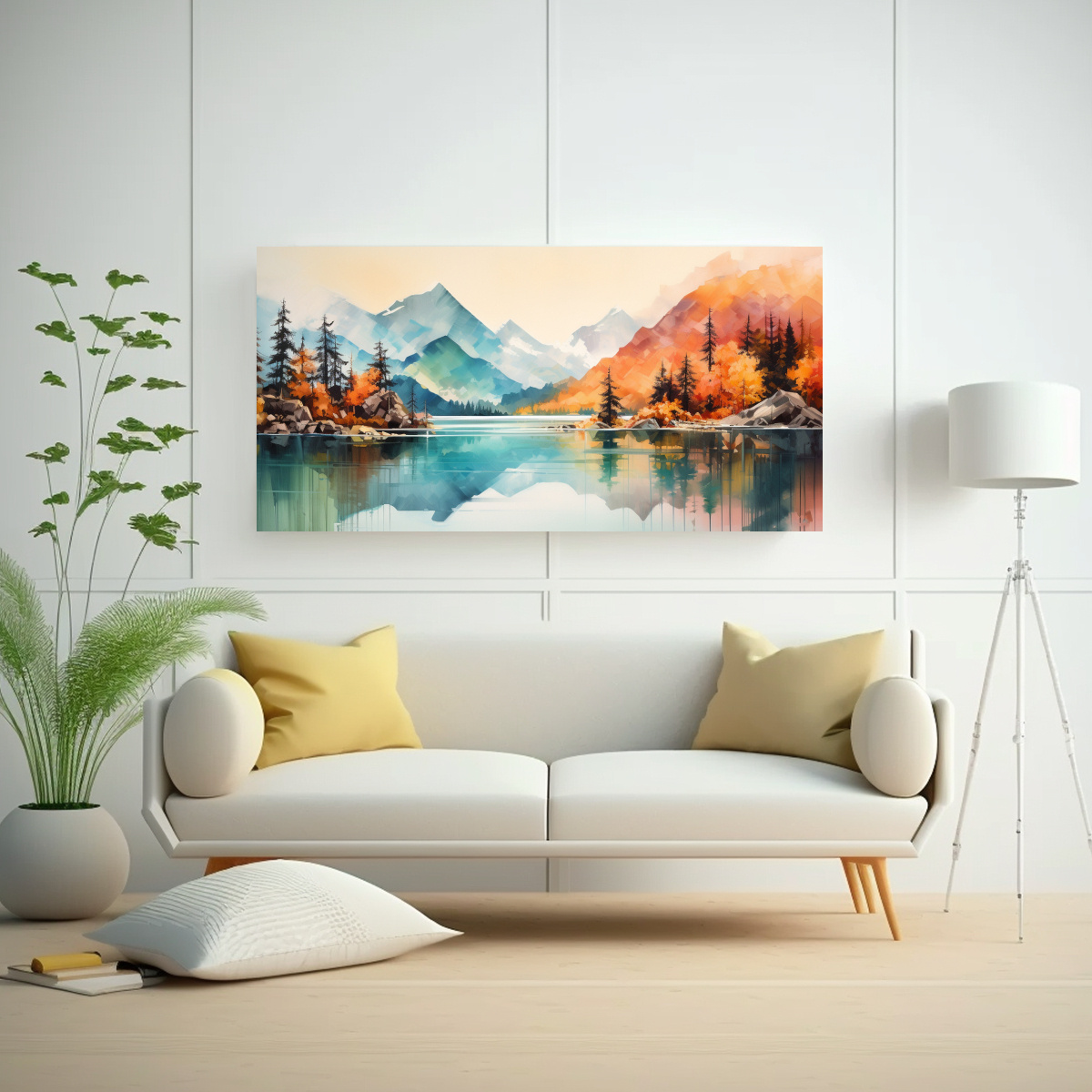 pintura-abstracta-de-monta-as-y-lagos-en-acuarela-1