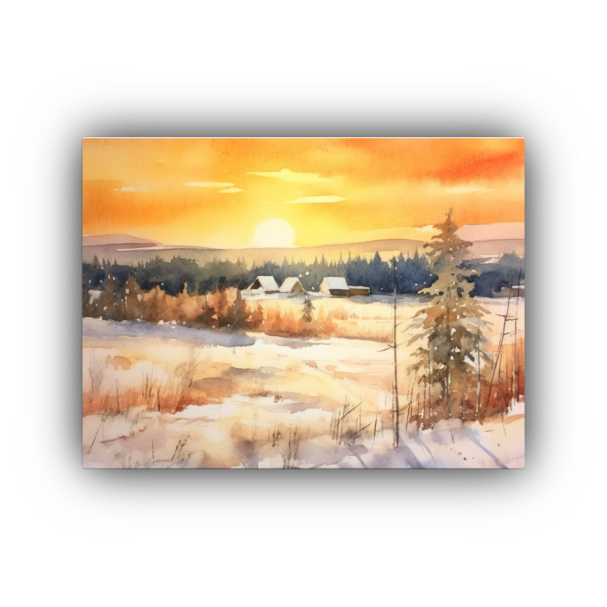 pintura-abstracta-de-paisaje-de-acuarela-de-atardecer-en-furano