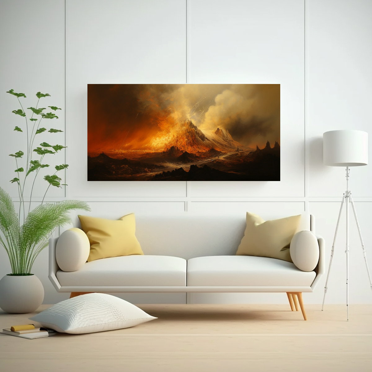 pintura-abstracta-de-un-volc-n-con-colores-dorados-1