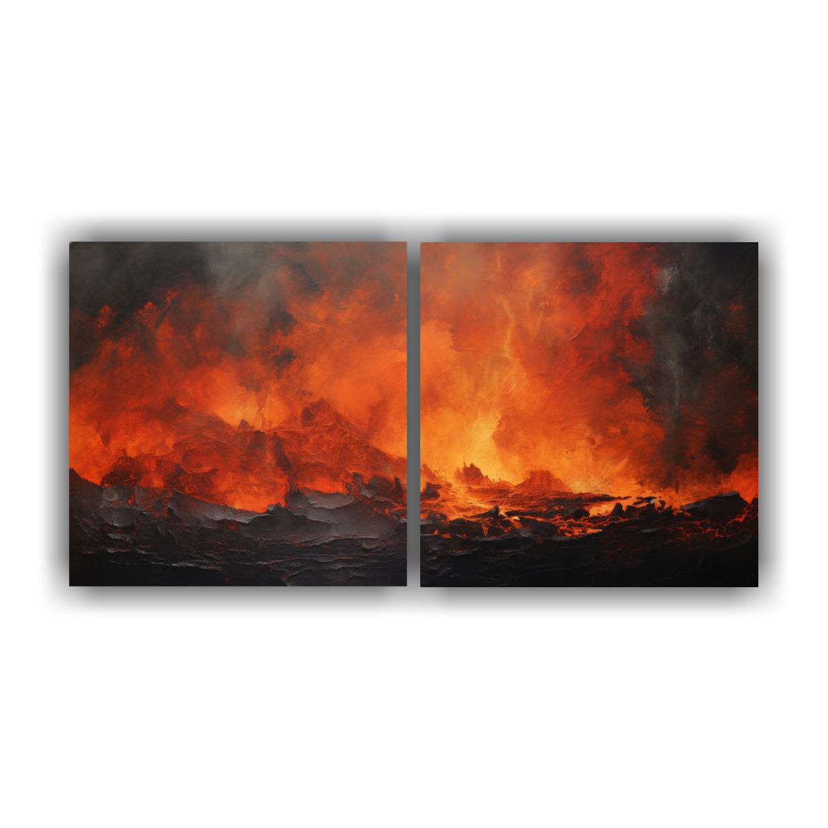 pintura-abstracta-de-un-volc-n-con-colores-naranjas