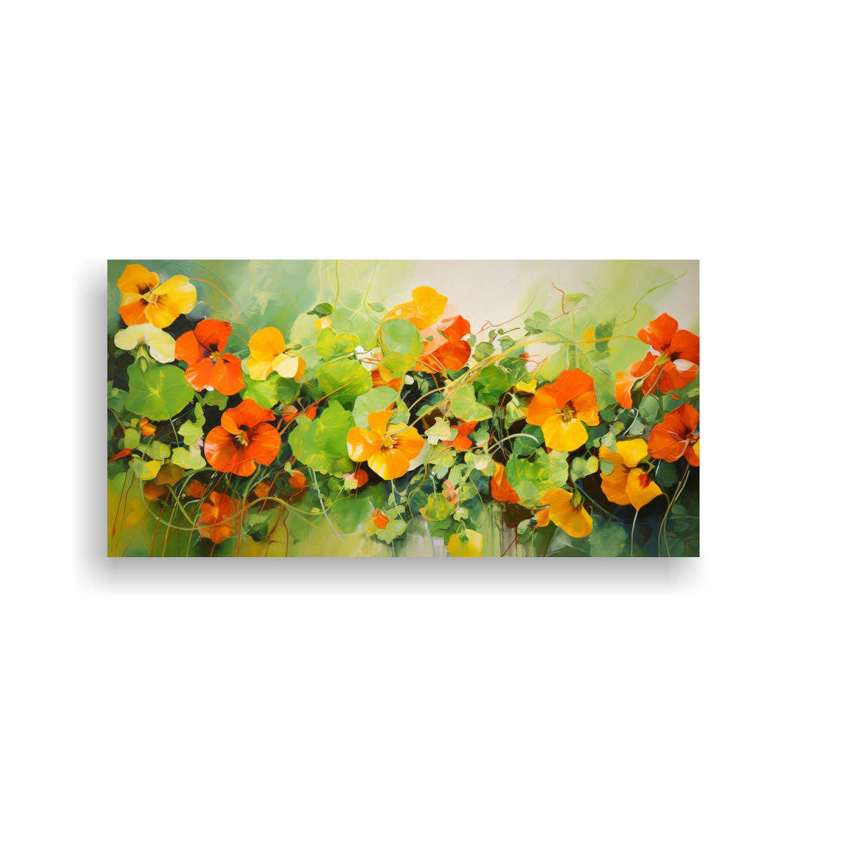 pintura-abstracta-detallada-de-nasturtium-herbs-