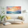 pintura-abstracta-enigm-tica-cielo-y-mar-con-arco-ris-y-colores-naranja-1
