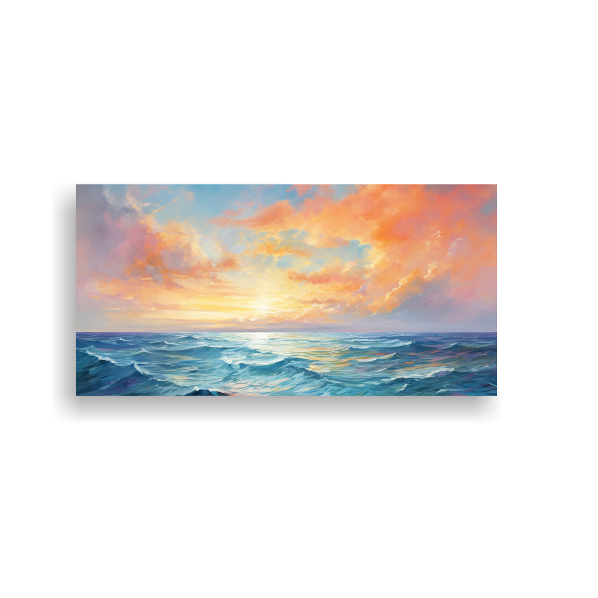 pintura-abstracta-enigm-tica-cielo-y-mar-con-arco-ris-y-colores-naranja