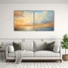 pintura-abstracta-equilibrio-mar-y-cielo-con-colores-naranjas-1