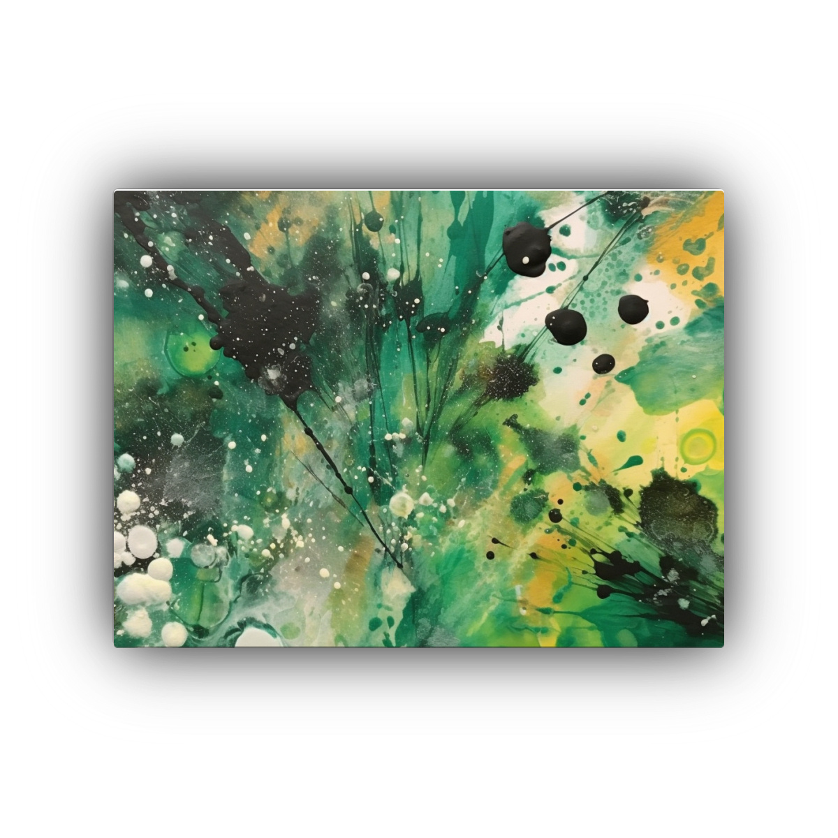 pintura-abstracta-exclusiva-en-verde-y-negro-con-patrones-arte-abstracto-finamente-dise-ado