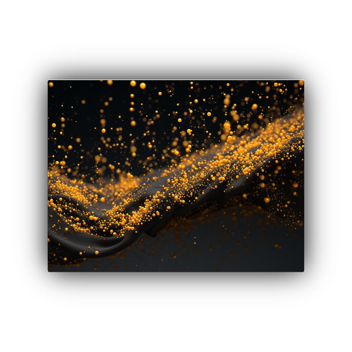 pintura-abstracta-innovadora-en-lienzo-negro-con-peque-as-motas-amarillonaranja