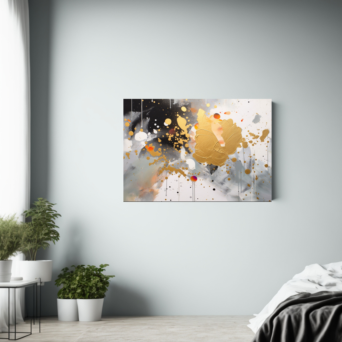 pintura-abstracta-pica-con-spray-dorado-sobre-lienzo-decorativo-1