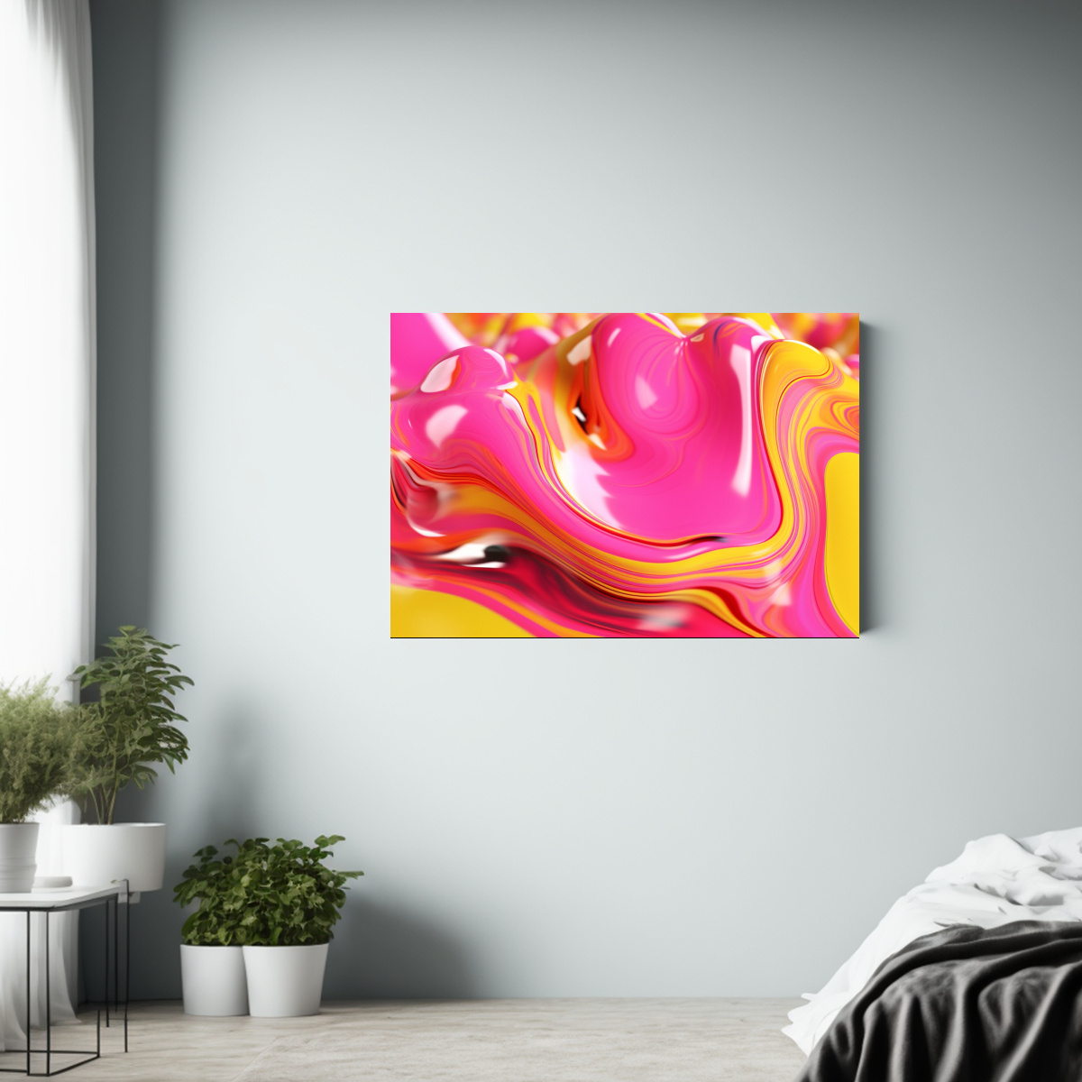 pintura-abstracta-rosa-y-lim-n-para-decoraci-n-de-arte-de-pared-1
