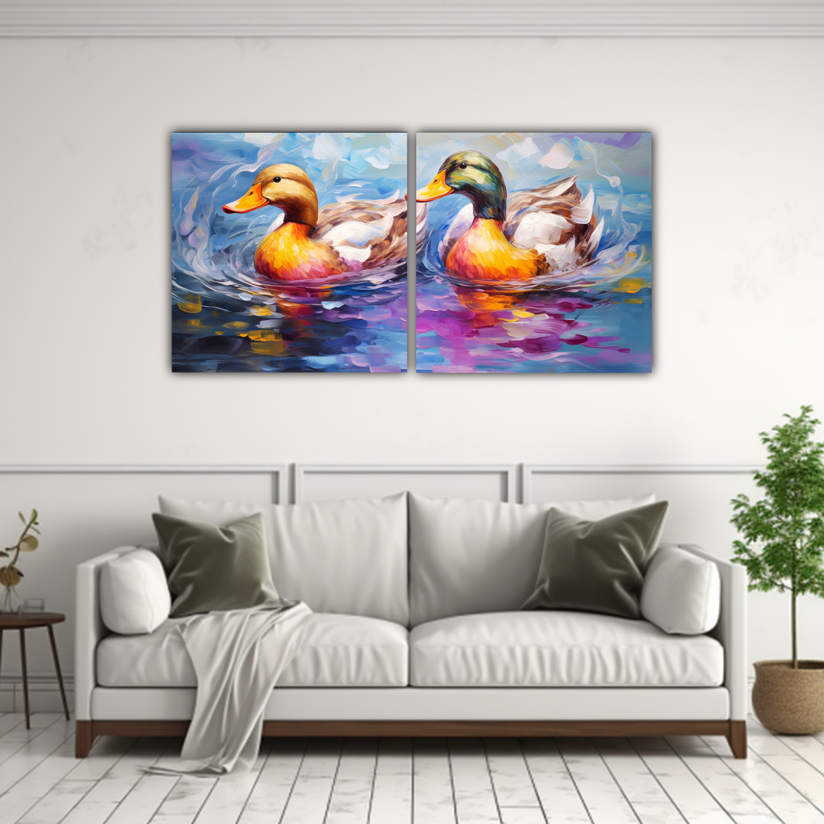 pintura-al-estilo-leo-de-patos-en-movimiento-en-lienzo-escena-colorida-1-1