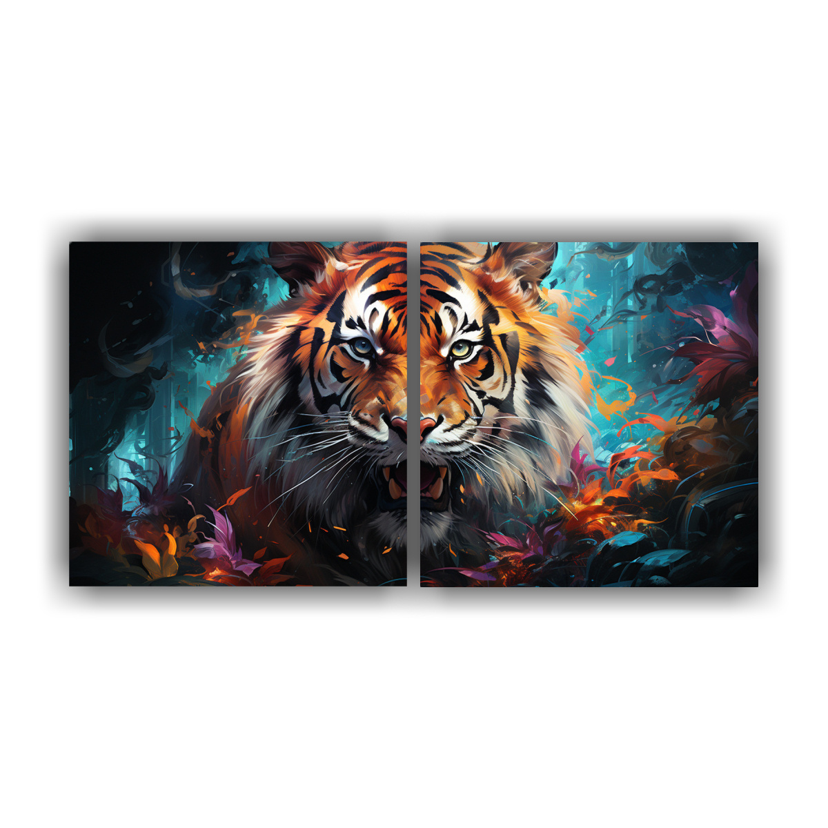 pintura-al-estilo-leo-de-tigre-colorido-para-decoraci-n-de-pared