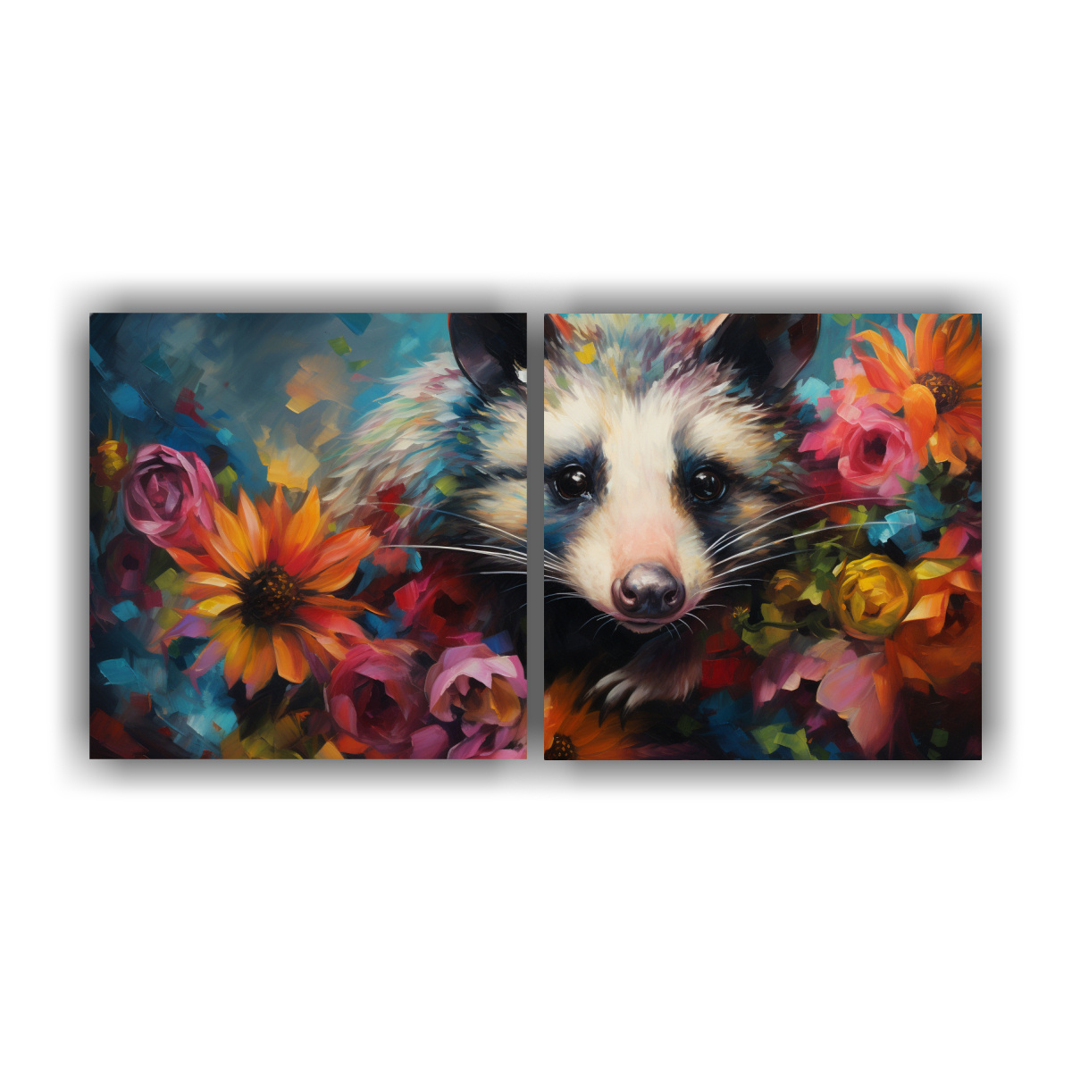 pintura-al-estilo-leo-estilo-colorido-de-opossum-en-bastidor-armon-a-y-dise-o-