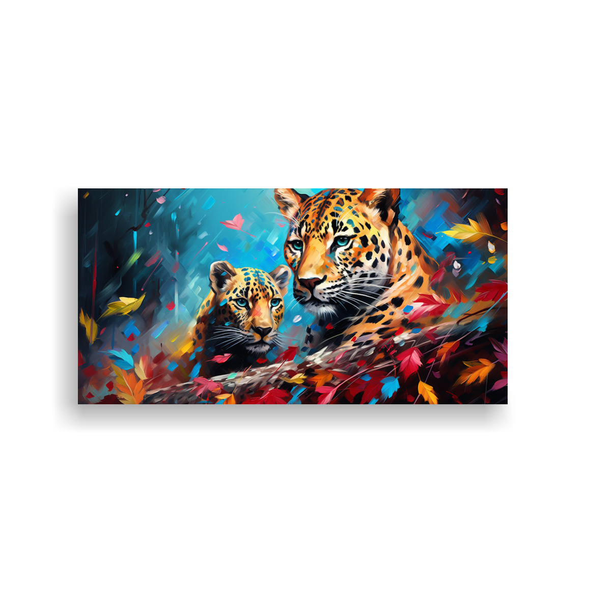 pintura-al-estilo-leo-estilo-leopardo-colorido-en-bastidor-horizontal