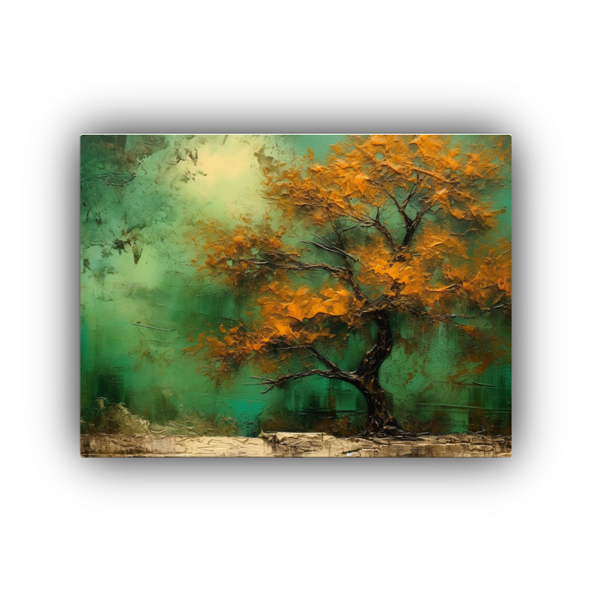 pintura-al-leo-abstracta-de-rbol-en-oto-o-decoraci-n-estilo-conceptual