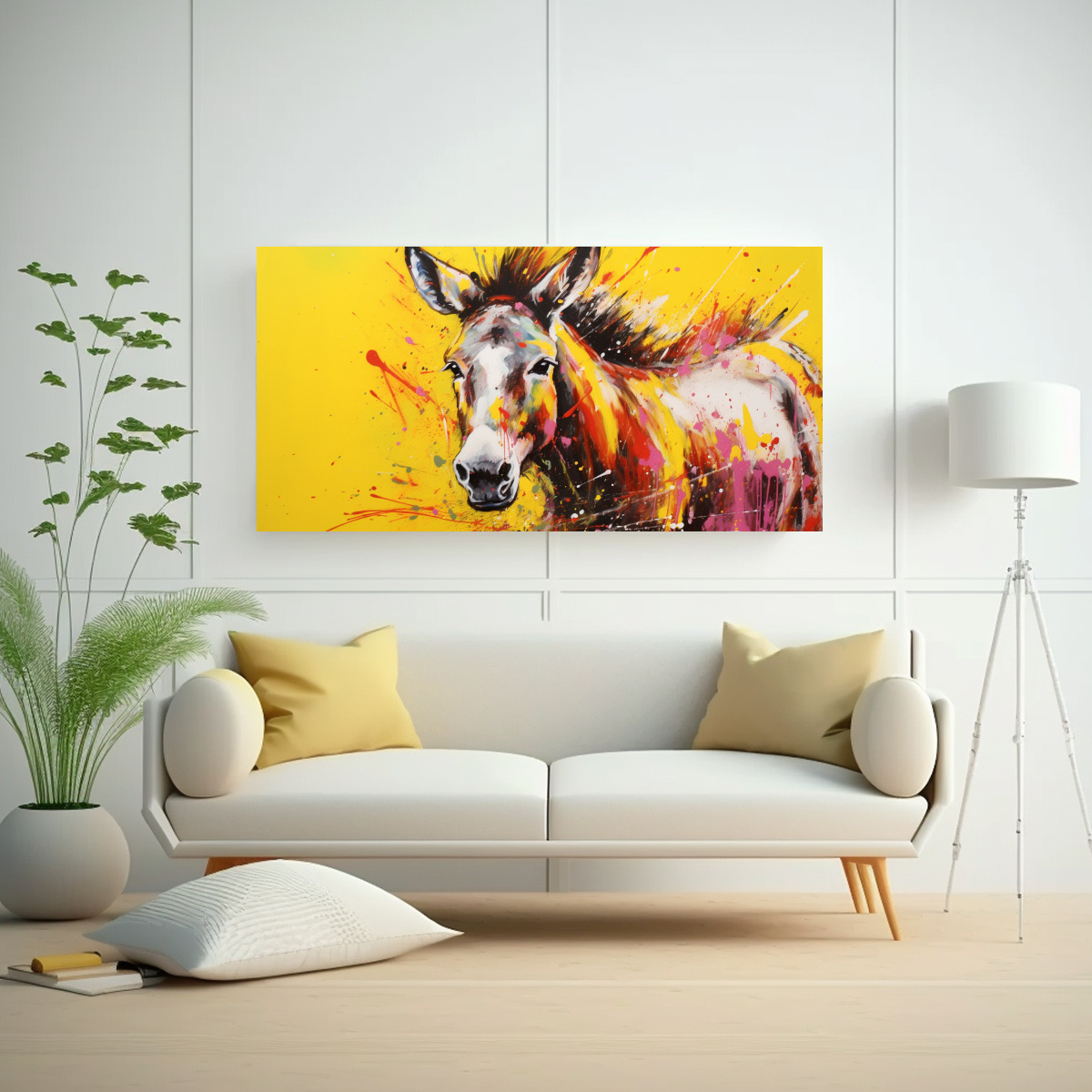 pintura-alegre-de-burro-en-colores-vibrantes-y-amarillos-arte-pop-neo-1