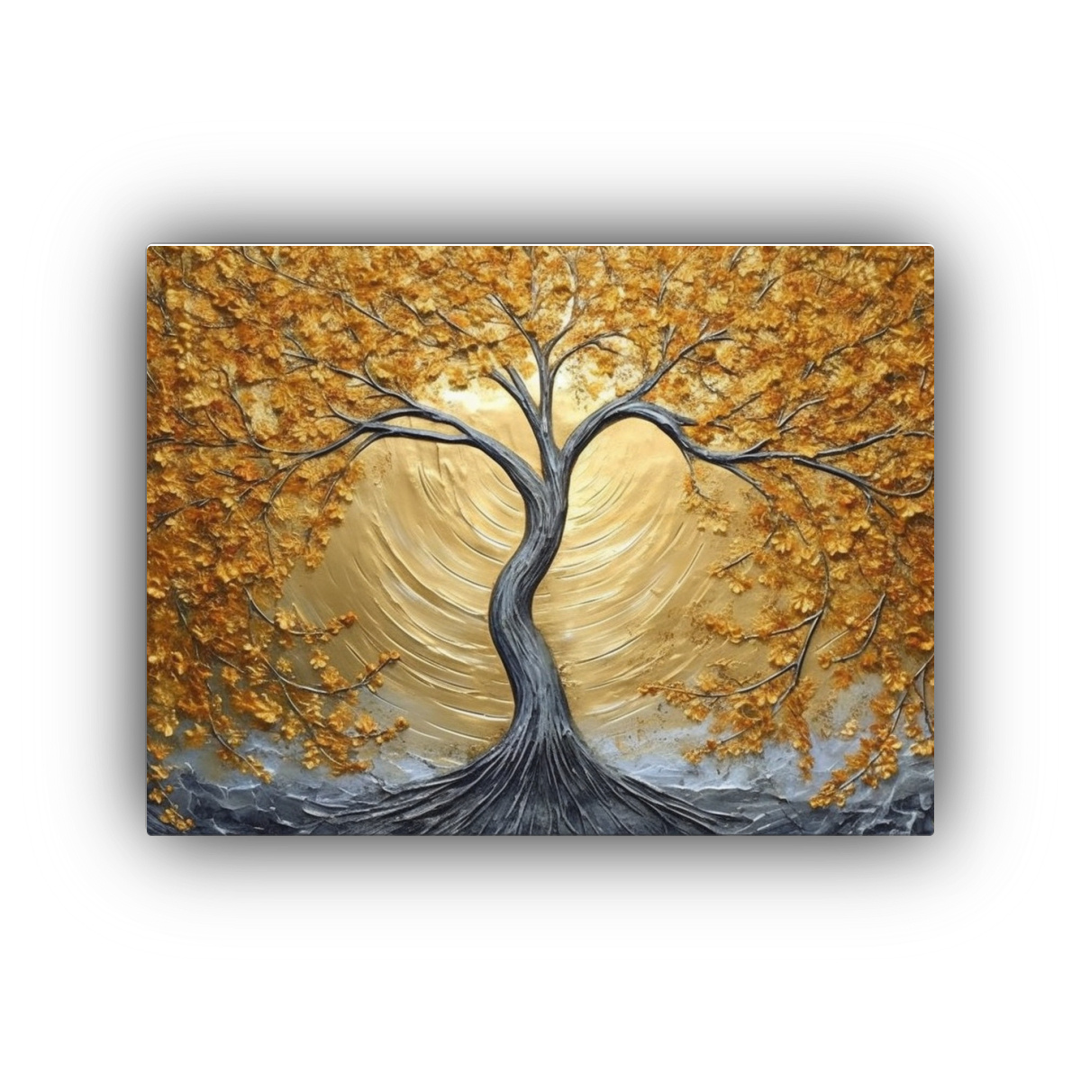 pintura-bastidor-forma-4yma-antiguo-rbol-de-la-vida-dorado-con-diamantes-plateados