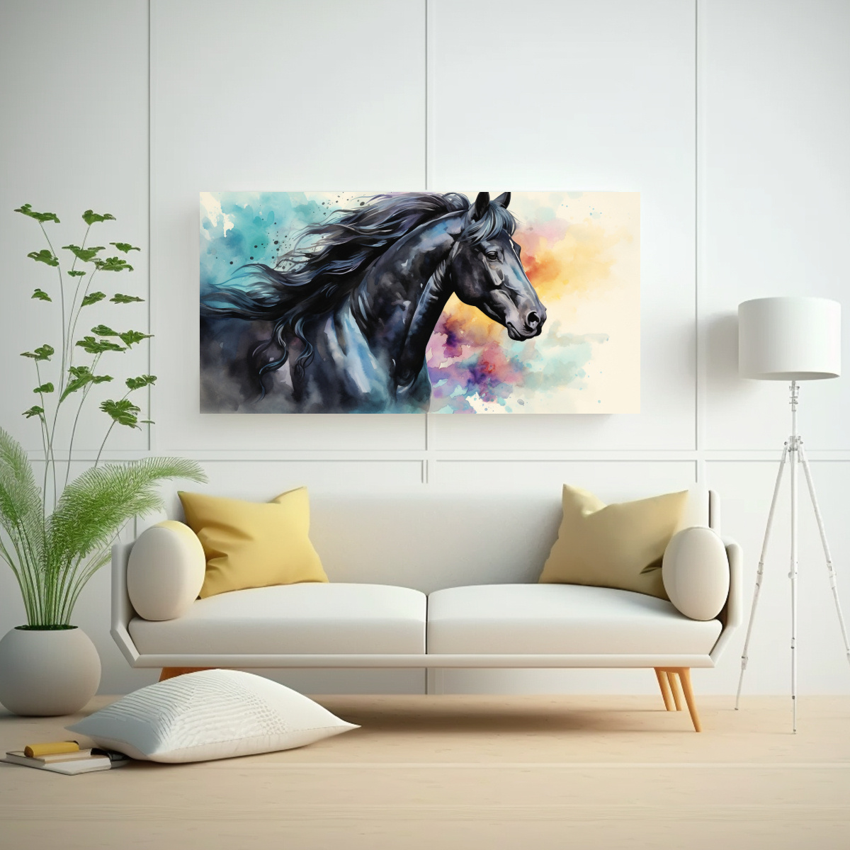 pintura-creativa-de-un-caballo-fris-n-en-acuarelas-coloridas-composici-n-cl-sica-1-1