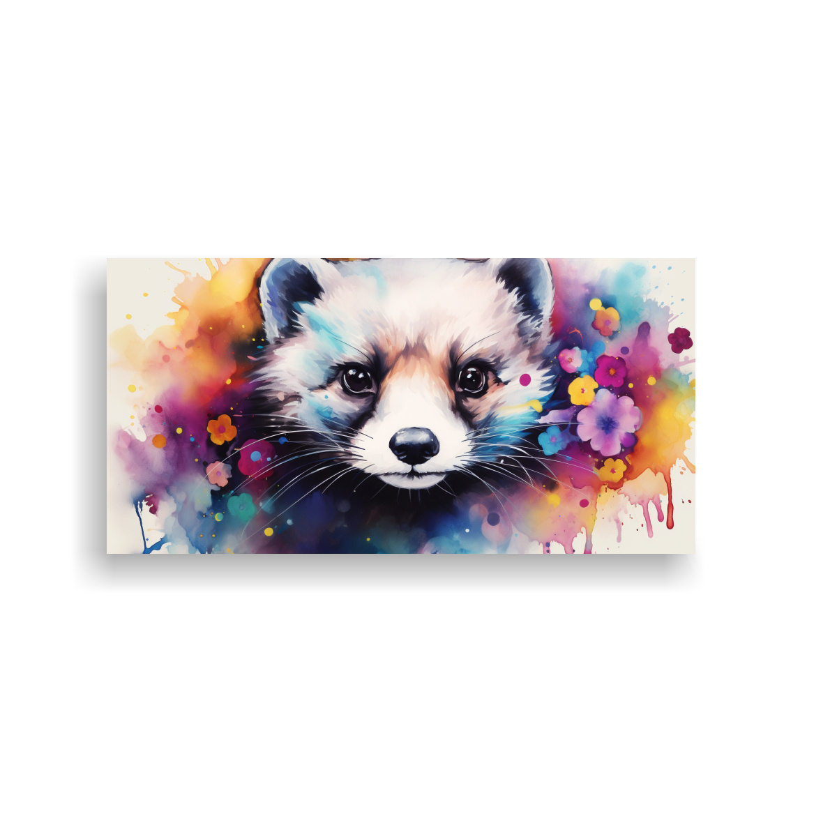 pintura-de-acuarela-abstracta-equilibrio-visual-ferret-colorida