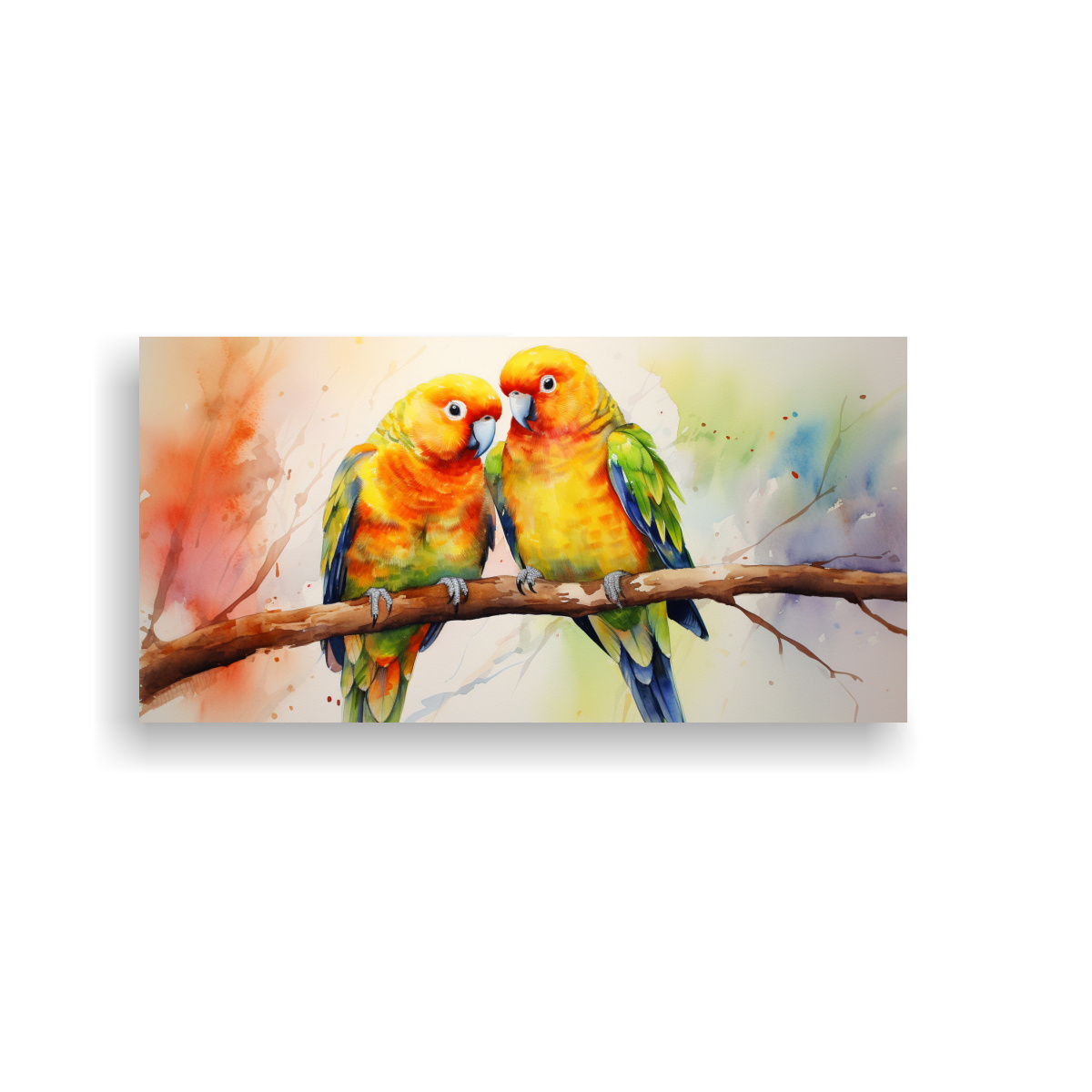 pintura-de-acuarelas-coloridas-de-estilo-creativo-de-aves-del-amor