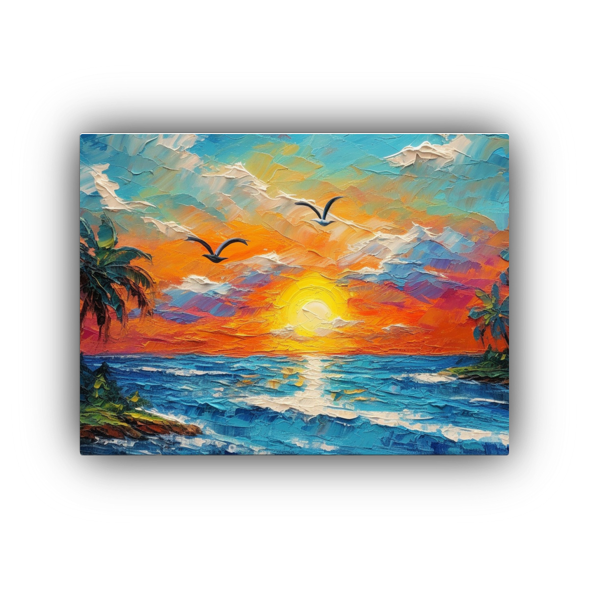pintura-de-cielo-fant-stico-con-arco-ris-sobre-palmeras-tropicales