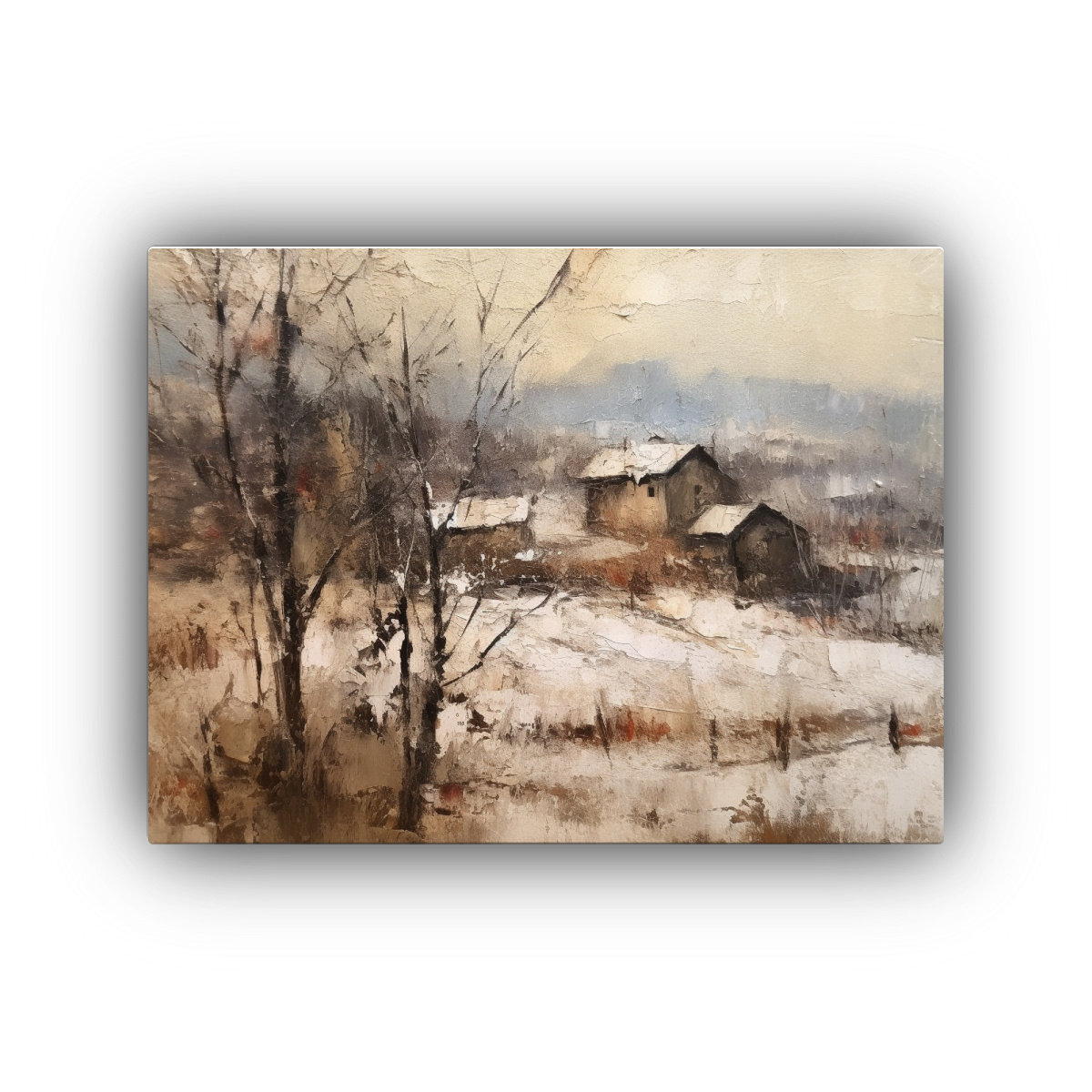 pintura-de-paisaje-invernal-urbano-en-lienzo-de-tela-texturizada-wabi-sabi