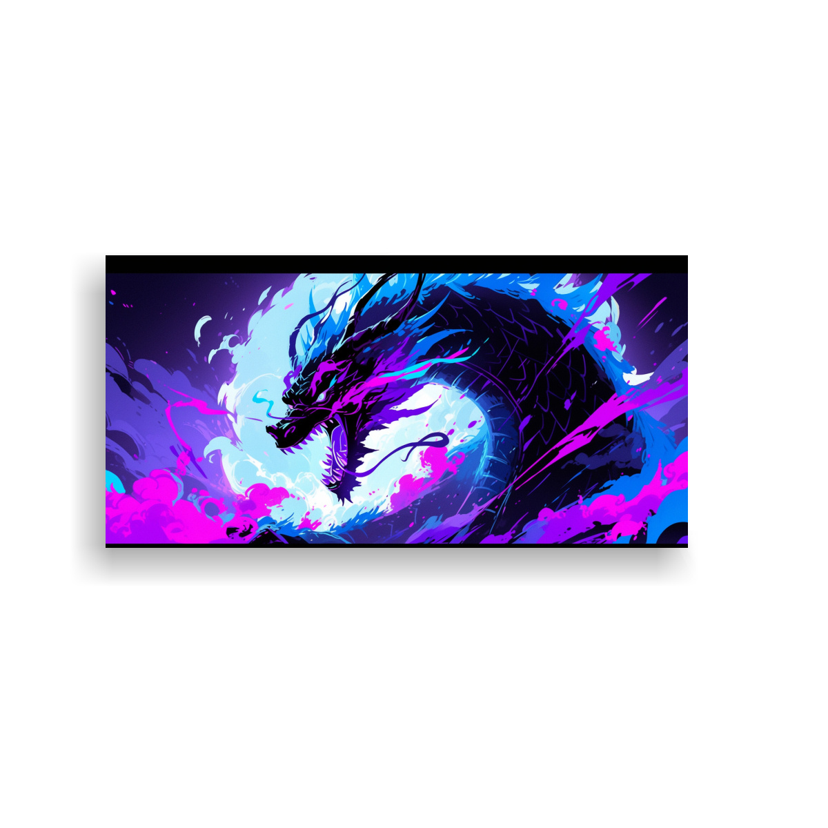 pintura-de-pared-fantas-a-drag-n-en-morado-y-turquesa-neonoir