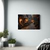 pintura-de-tela-en-bastidor-creativa-de-la-calle-estrecha-medieval-de-samhain-1