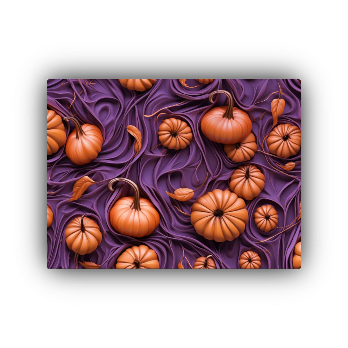 pintura-decorativa-calabaza-halloween-floral-morada-naranja-simple-