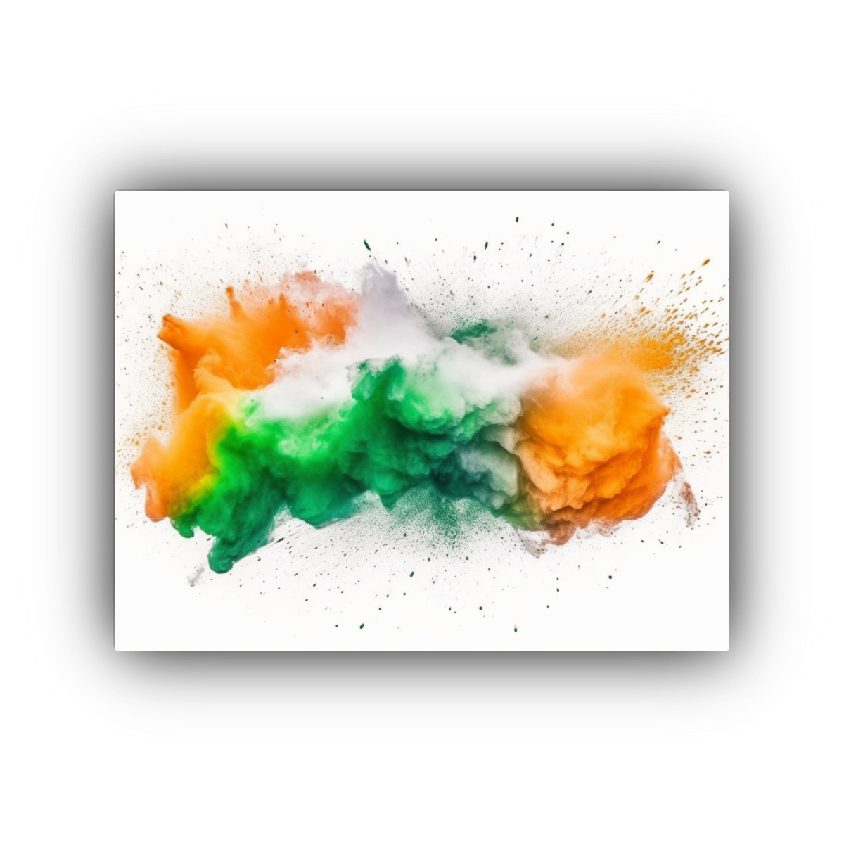 pintura-decorativa-de-arte-de-pared-con-equilibrio-de-bandera-tricolor-irlandesa