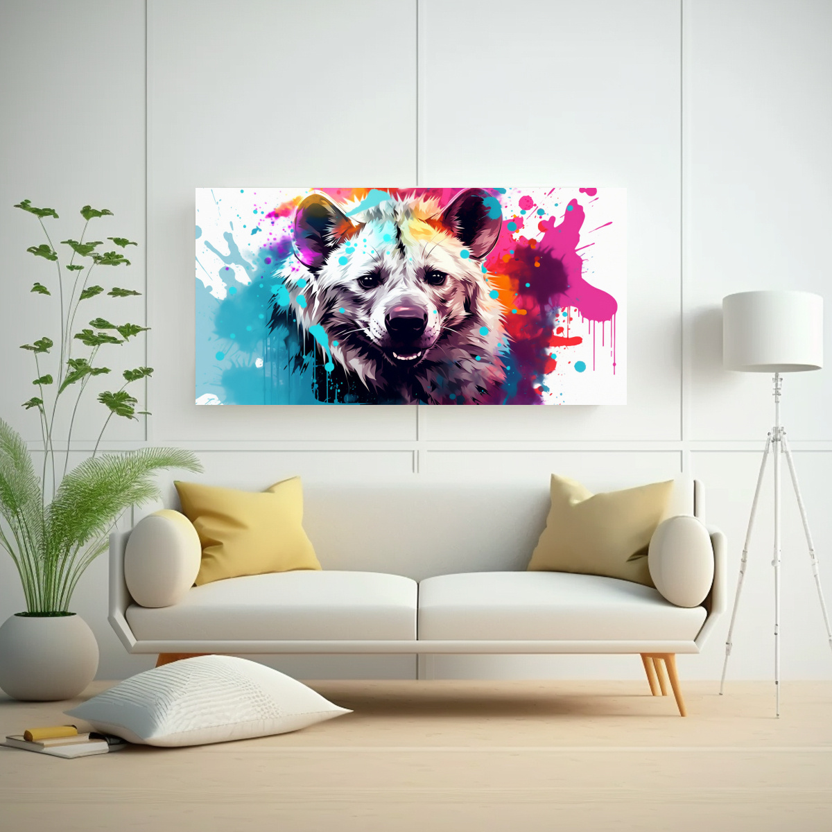 pintura-decorativa-de-hiena-en-colores-vibrantes-y-blanco-en-arte-pop-neo-1-1